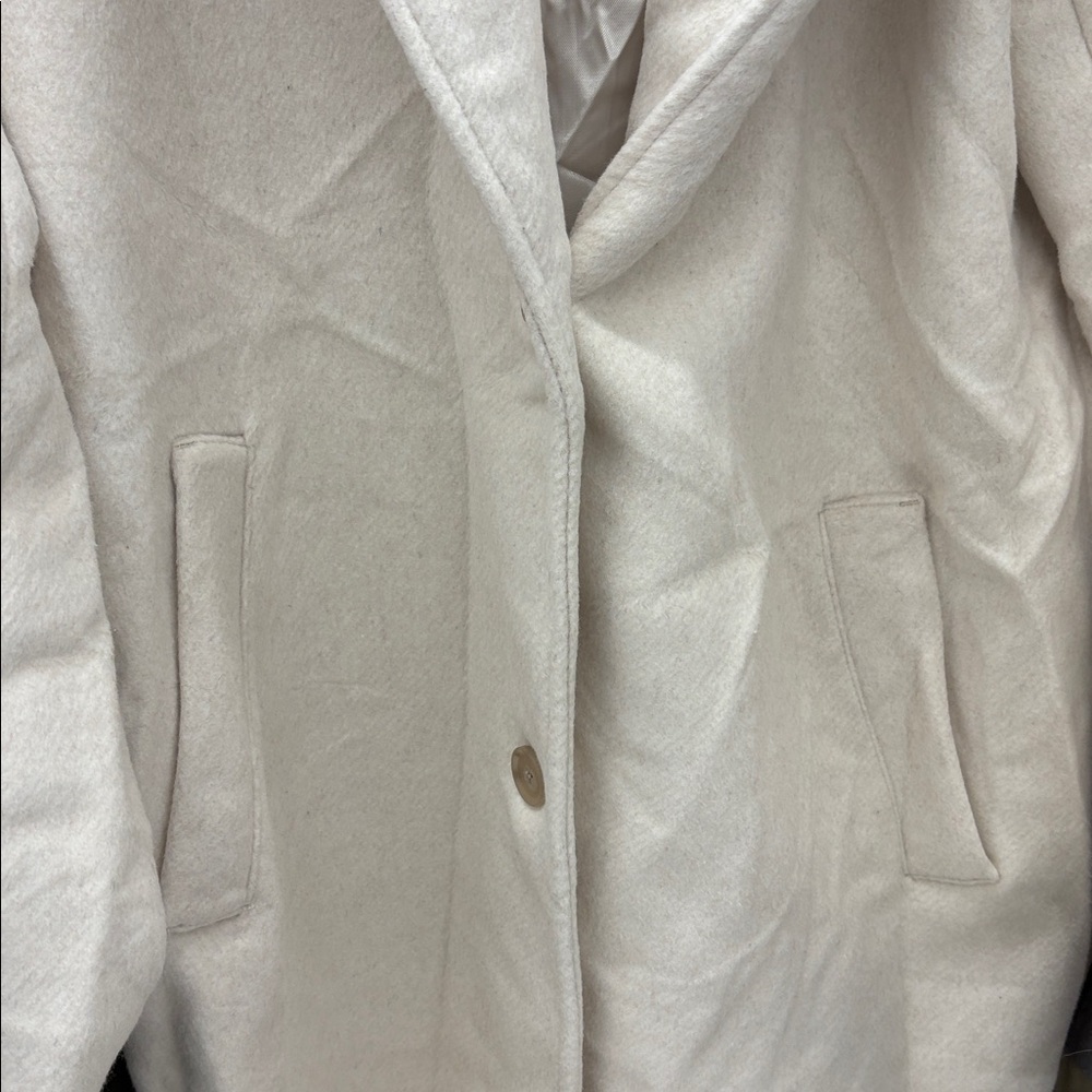 Abercrombie & Fitch Wool Blend Tailored Topcoat NWOT Size Large - Picture 9 of 10